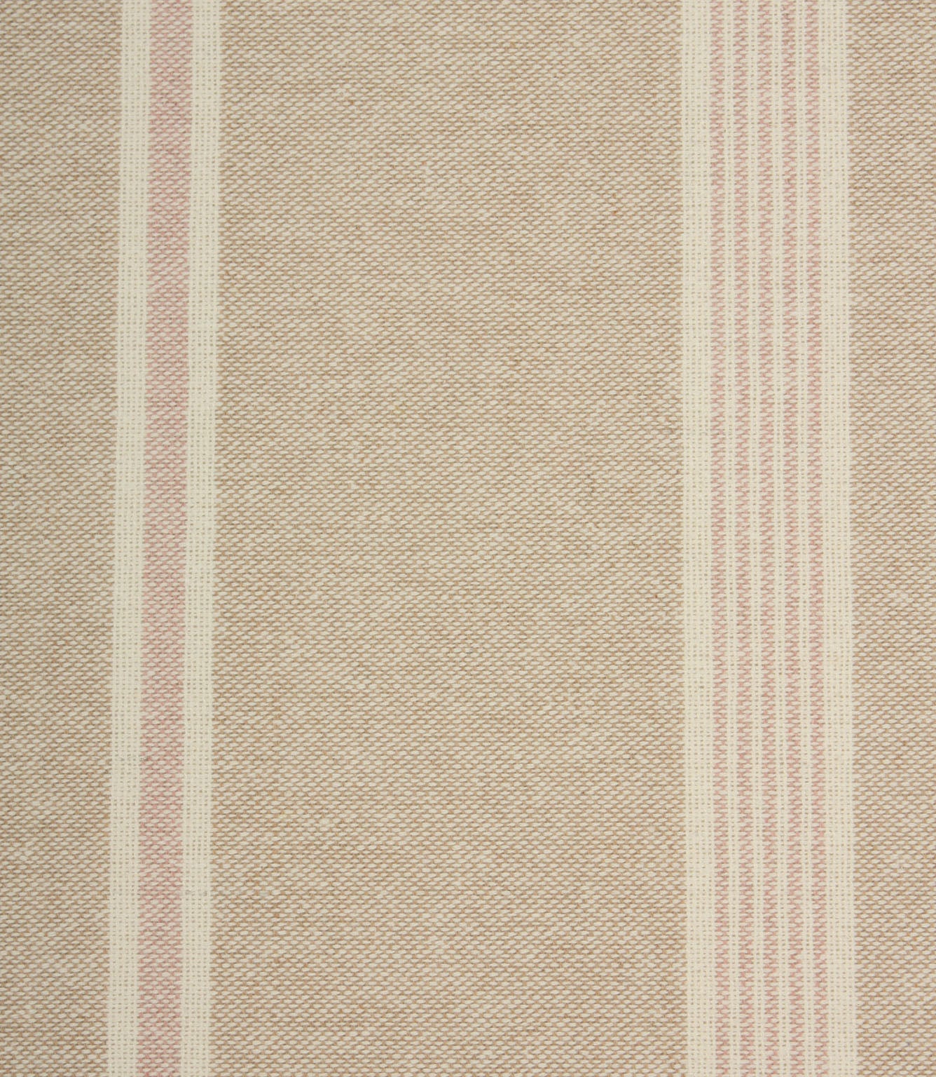 Portside Stripe Fabric / Pale Pink