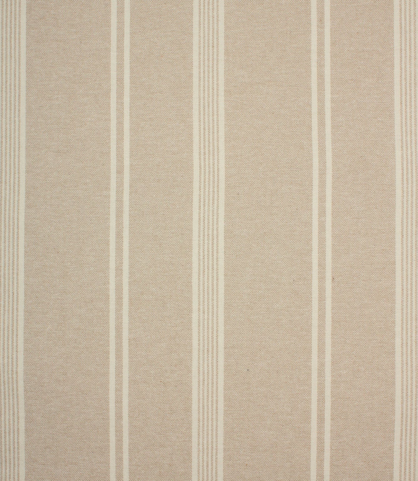 Portside Stripe Fabric / Taupe