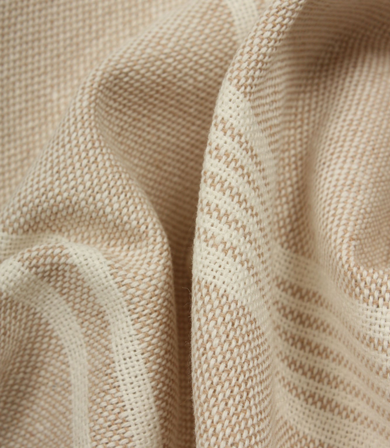 Portside Stripe Fabric / Taupe