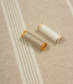 Portside Stripe Fabric / Taupe