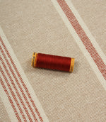 Portside Stripe Fabric / Terracotta