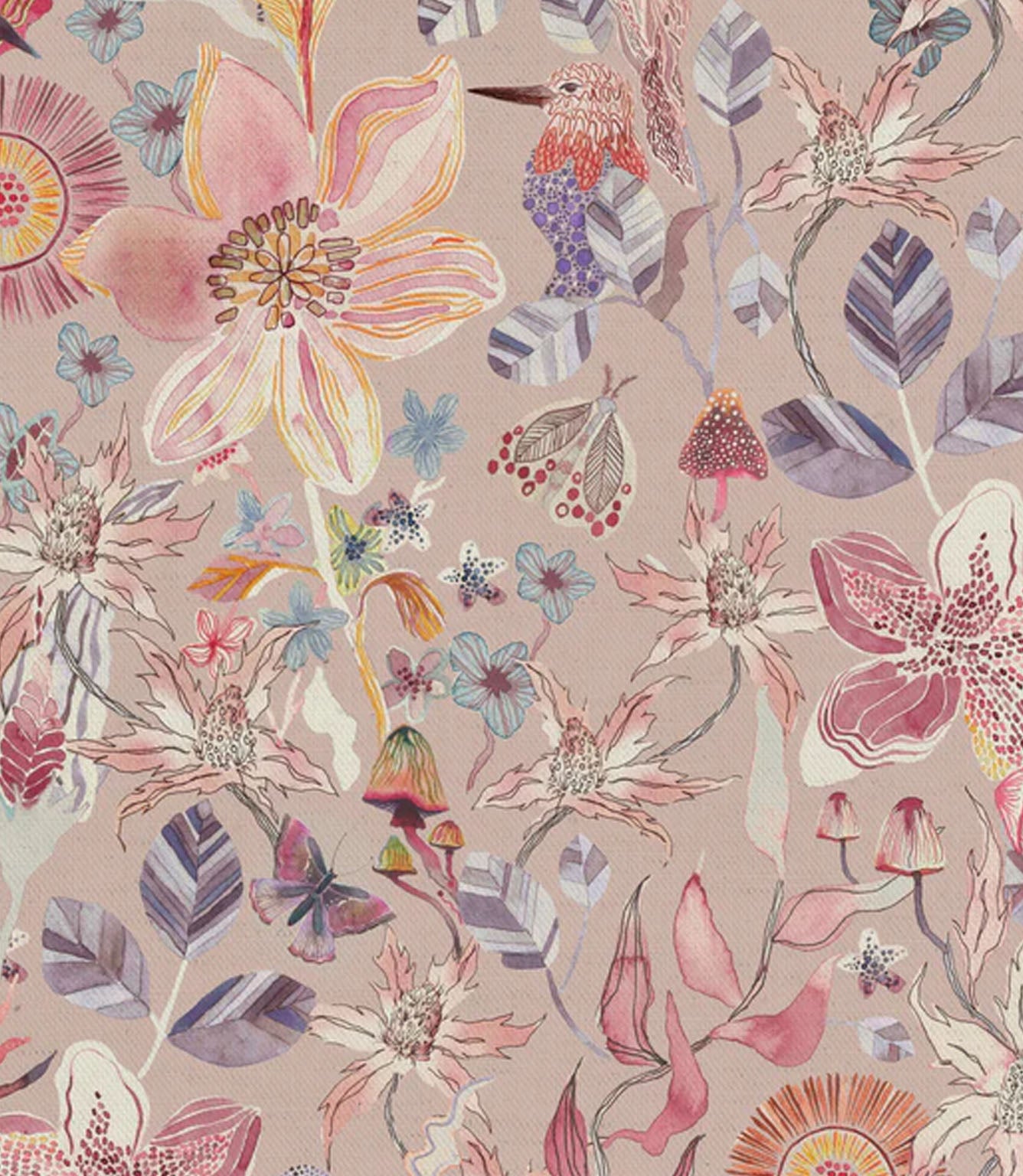 Primrose Fabric / Blush