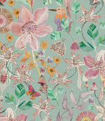 Primrose Fabric / Duck Egg