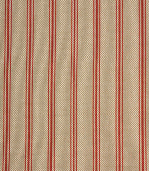 Provence Ticking Fabric / Red