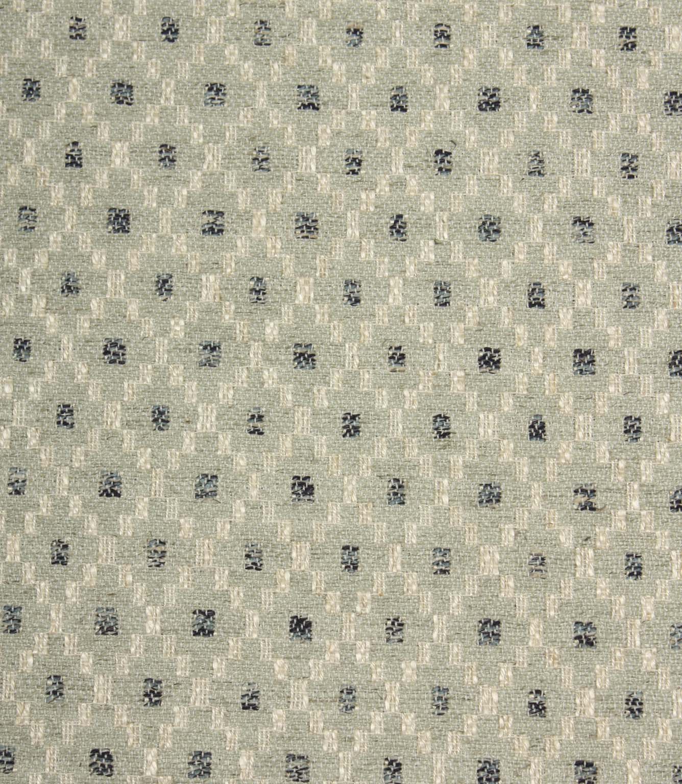 Close-up of Rossini Mineral fabric highlighting the textured geometric weave and subtle colour contrast.