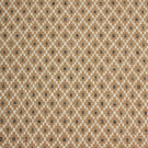 Rossini Mocha fabric featuring a woven geometric pattern in warm mocha, cream and charcoal tones.