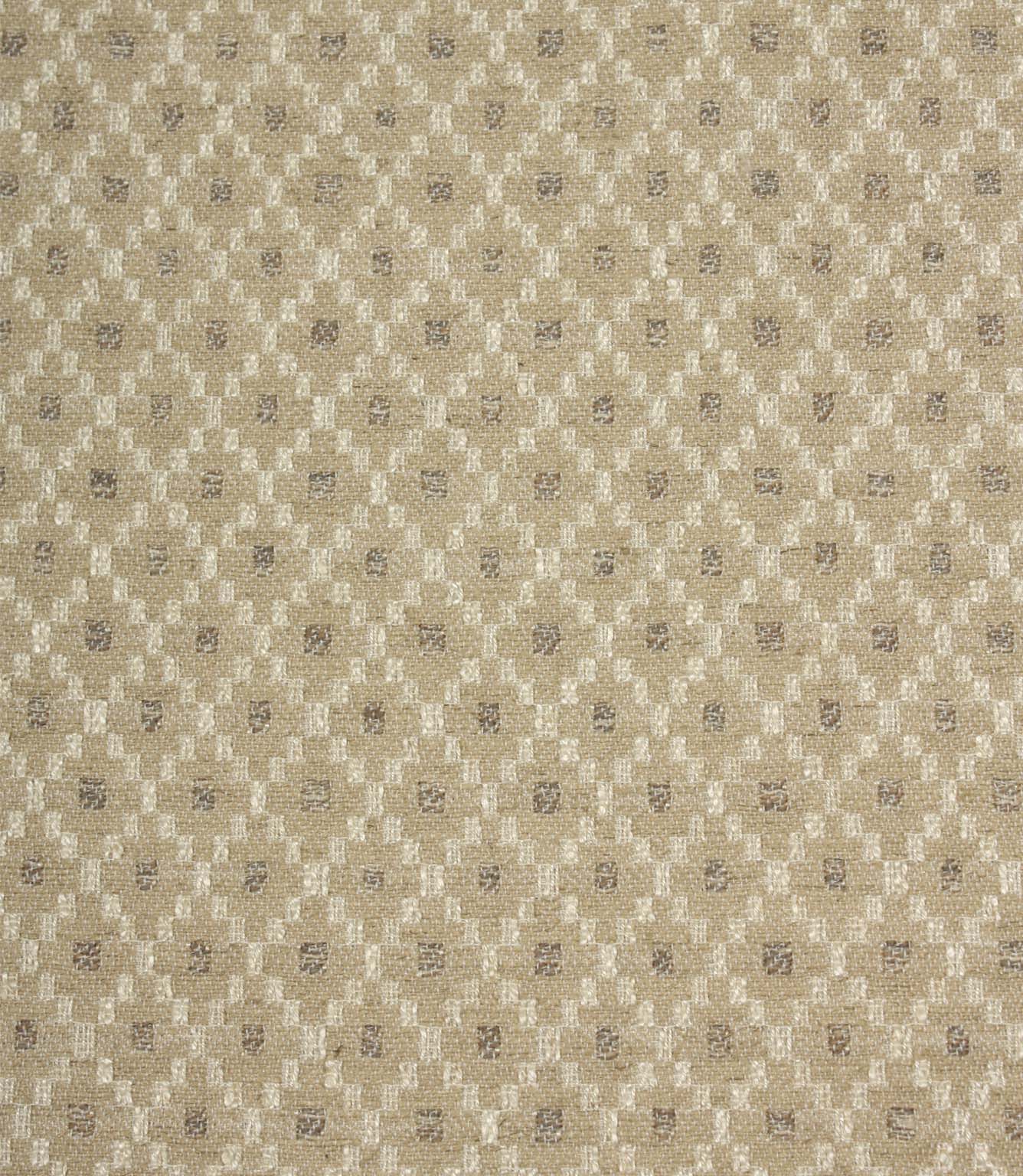 Rossini Natural fabric featuring a woven geometric pattern in soft natural beige and cream tones with subtle contrasting details.