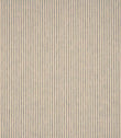 Shoreham Gull striped fabric featuring fine, evenly spaced vertical grey and natural cream ticking stripes, with a subtle woven texture and timeless, understated design.