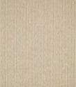 Shoreham Papyrus striped fabric featuring fine, evenly spaced vertical taupe beige and natural cream stripes, with a subtle woven texture and classic ticking stripe design.