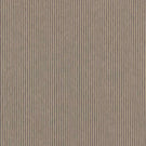 Shoreham Rockport striped fabric featuring evenly spaced vertical taupe grey and natural beige ticking stripes, with a subtle woven texture and classic, timeless design.