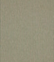 Shoreham Spring striped fabric featuring fine, evenly spaced vertical sage green and natural beige stripes, with a subtle woven texture and a classic ticking stripe design.