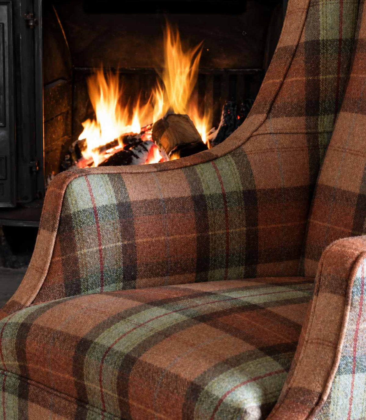 Skye Wool Fabric / Sage