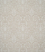 Snakeshead Linen Look Fabric / White
