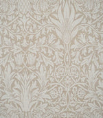 Snakeshead Linen Look Fabric / White