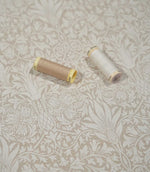 Snakeshead Linen Look Fabric / White