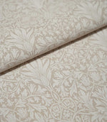 Snakeshead Linen Look Fabric / White