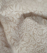 Snakeshead Linen Look Fabric / White