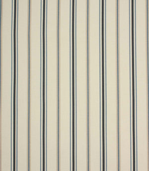 Solent Stripe Fabric / Navy