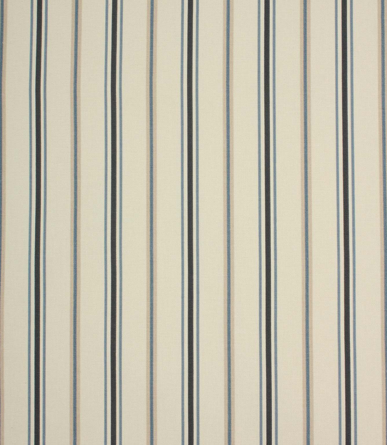 Solent Stripe Fabric / Navy