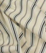 Solent Stripe Fabric / Navy