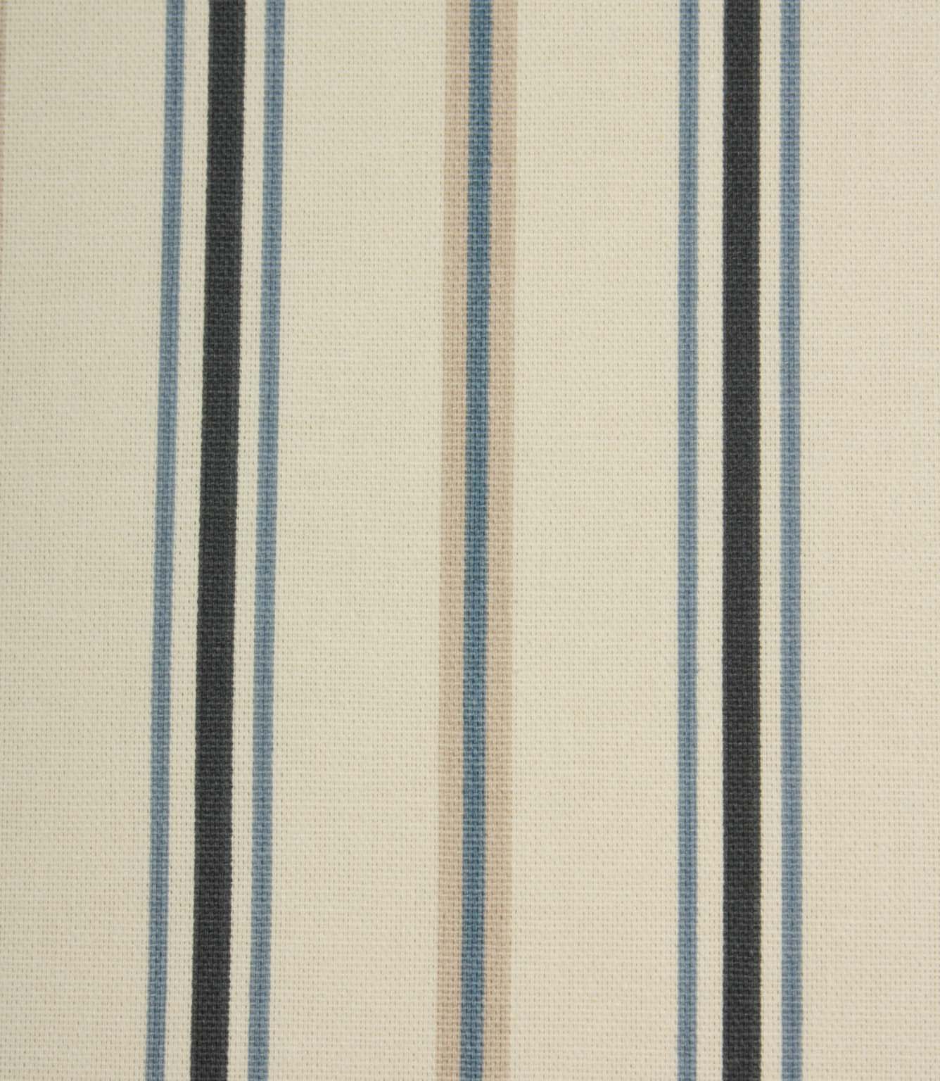 Solent Stripe Fabric / Navy