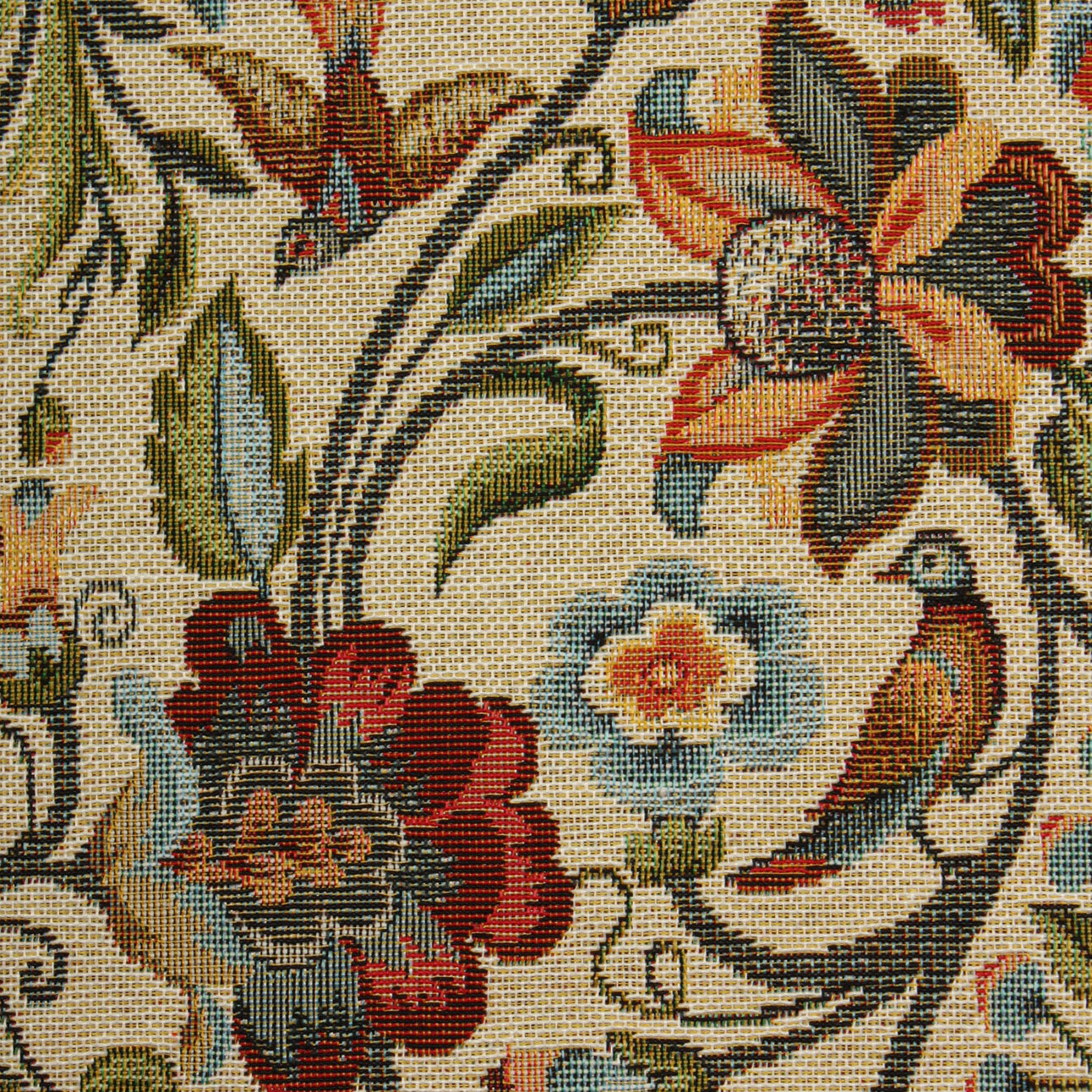 Songbird Tapestry Fabric / Multi