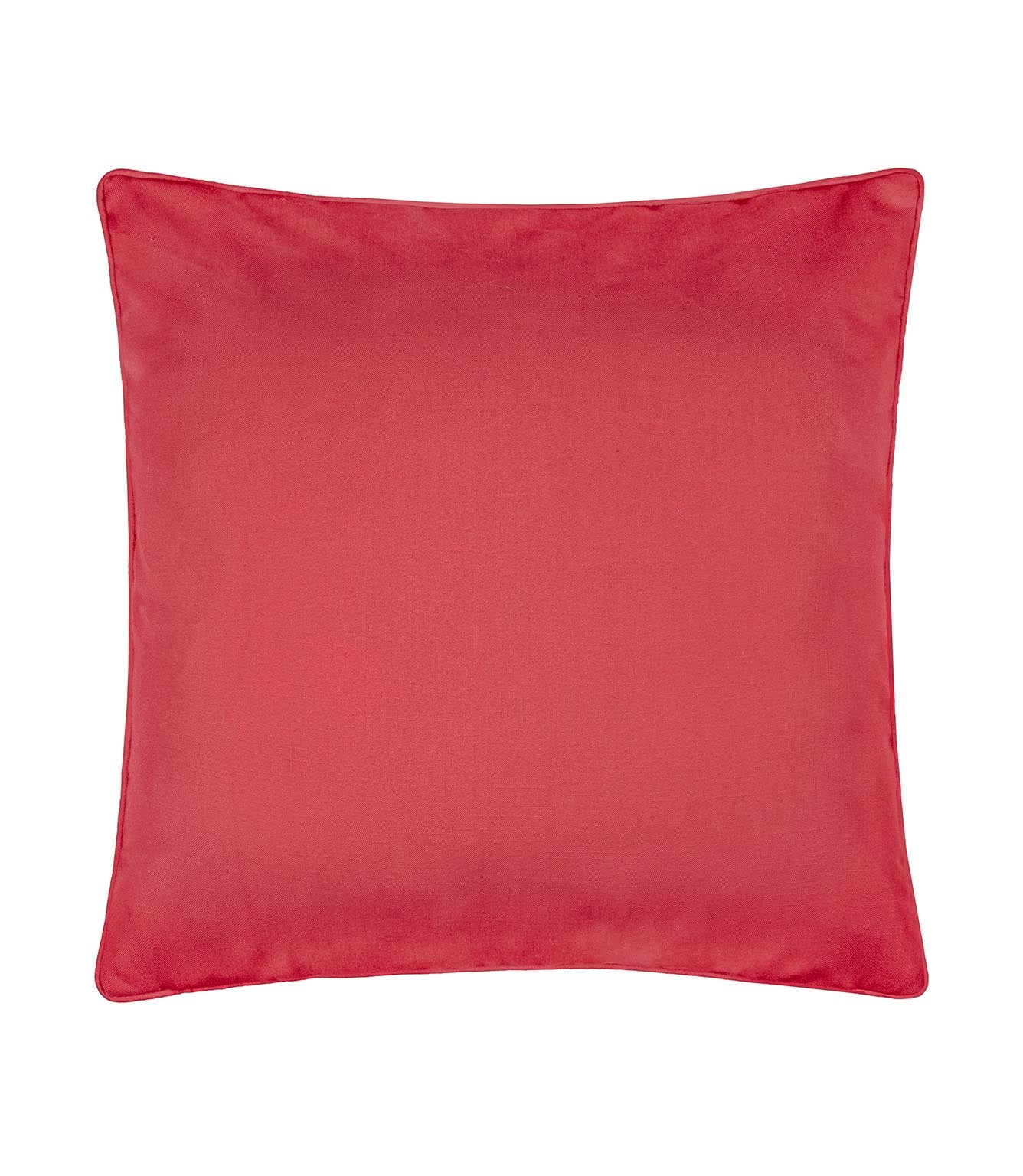 Strawberry Thief Coral / Leaf Green Piped Outdoor Cushion