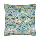 Strawberry Thief Mineral / Yellow Piped Outdoor Cushion