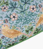 Strawberry Thief Mineral / Yellow Piped Outdoor Cushion