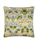 Strawberry Thief Sunflower Piped Outdoor Cushion