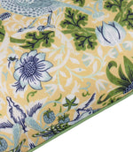 Strawberry Thief Sunflower Piped Outdoor Cushion