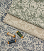 Strawberry Thief Wide Fabric / Indigo