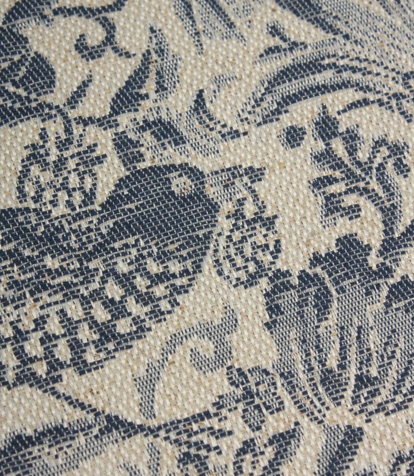 Strawberry Thief Wide Fabric / Indigo