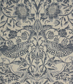 Strawberry Thief Wide Fabric / Indigo