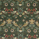 Strawberry Thief Oilcloth Fabric / Onyx | Just Fabrics