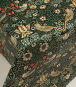 Strawberry Thief Oilcloth Fabric / Onyx | Just Fabrics