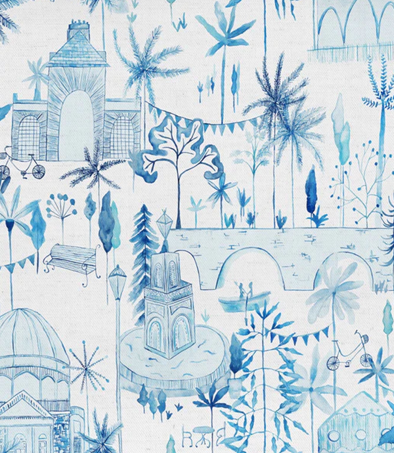 Tellaro Fabric / Cobalt