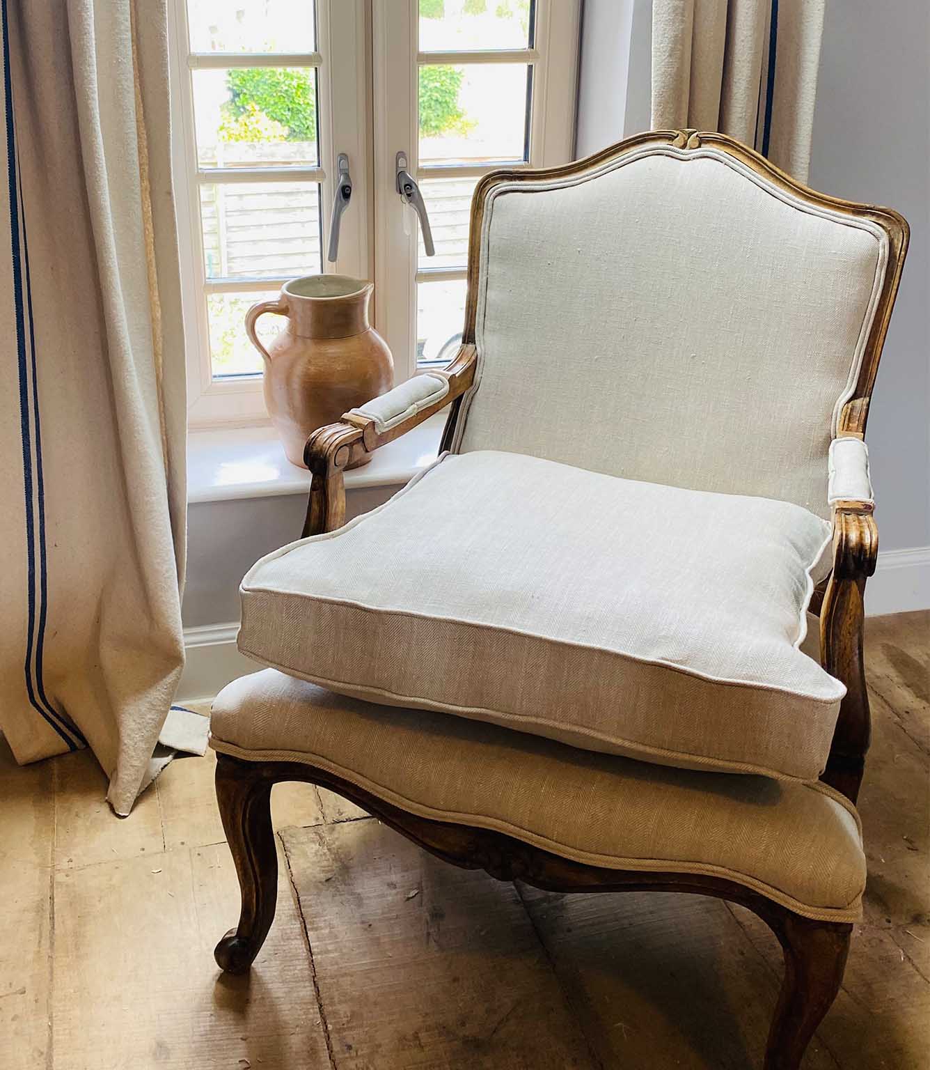 Tetbury Linen Fabric / Hopsack