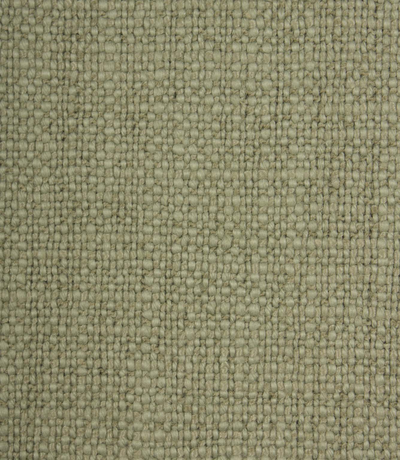 Close-up detail of Trento woven plain fabric in sage, highlighting the rich texture and characterful woven construction.