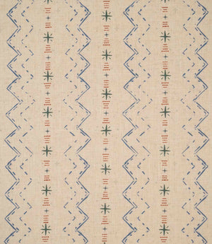 Twilight Mill Fabric / Blue / Chestnut