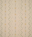 Twilight Mill Green Apple Gold fabric featuring a small-scale contemporary geometric pattern on a natural-look woven background.