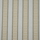 Full width view of Varese Gold extra wide contemporary foliage fabric with repeating striped design.