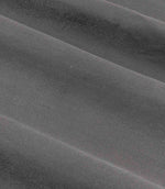Verso Reversible Suede-look Blackout Eyelet Curtains Charcoal | Just Fabrics