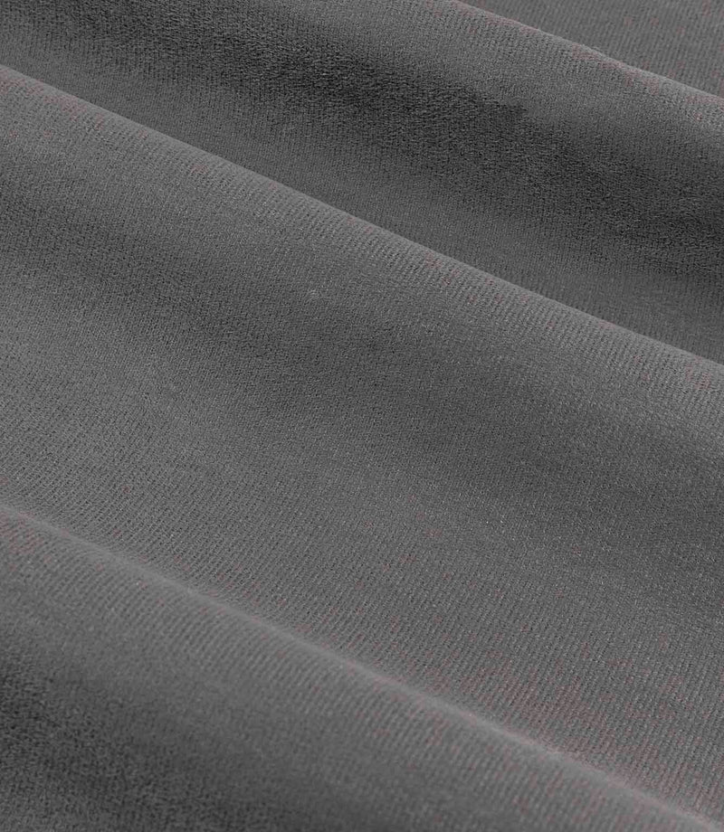 Verso Reversible Suede-look Blackout Eyelet Curtains Charcoal | Just Fabrics