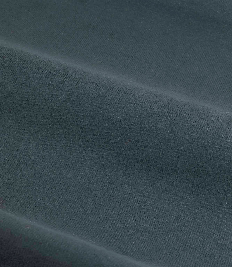 Verso Reversible Suede-look Blackout Eyelet Curtains Petrol | Just Fabrics
