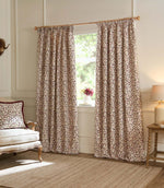 Cervino Damson Jacquard Pencil Pleat Curtains