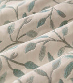 Cervino Duck Egg Jacquard Pencil Pleat Curtains