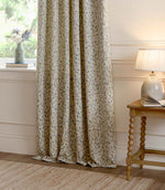Cervino Duck Egg Jacquard Pencil Pleat Curtains