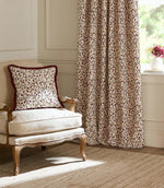 Cervino Damson Fringed Jacquard Cushion