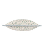 Cervino Duck Egg Fringed Jacquard Cushion